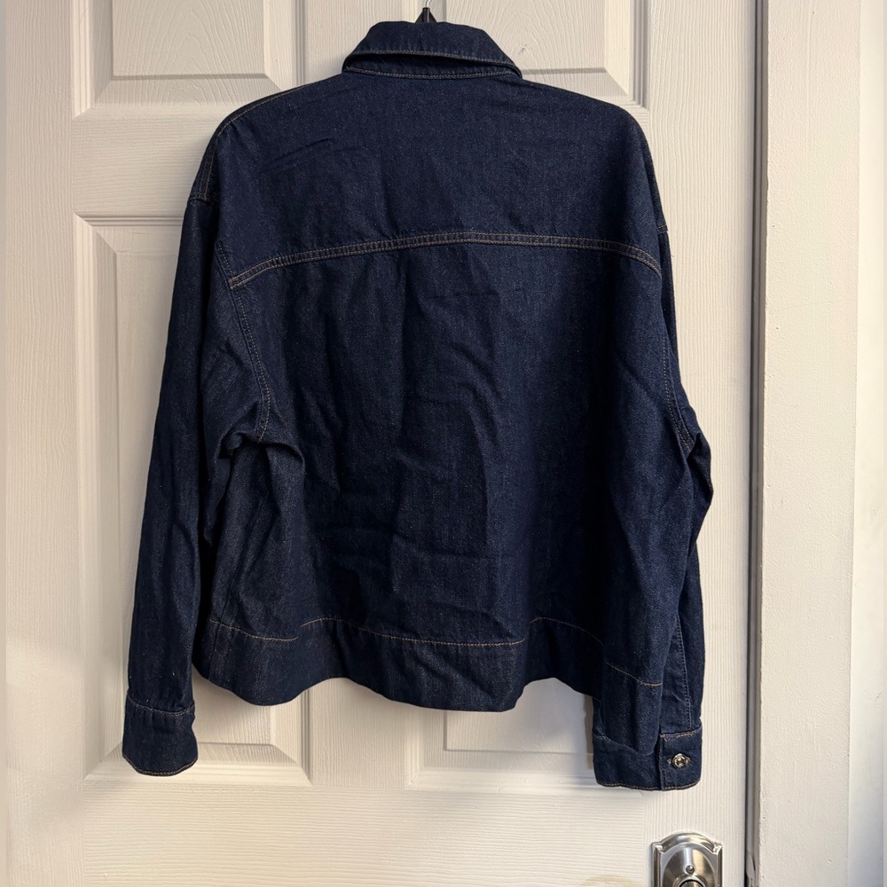 Cipass Denim Button-Up Jacket - Picture 5 of 7
